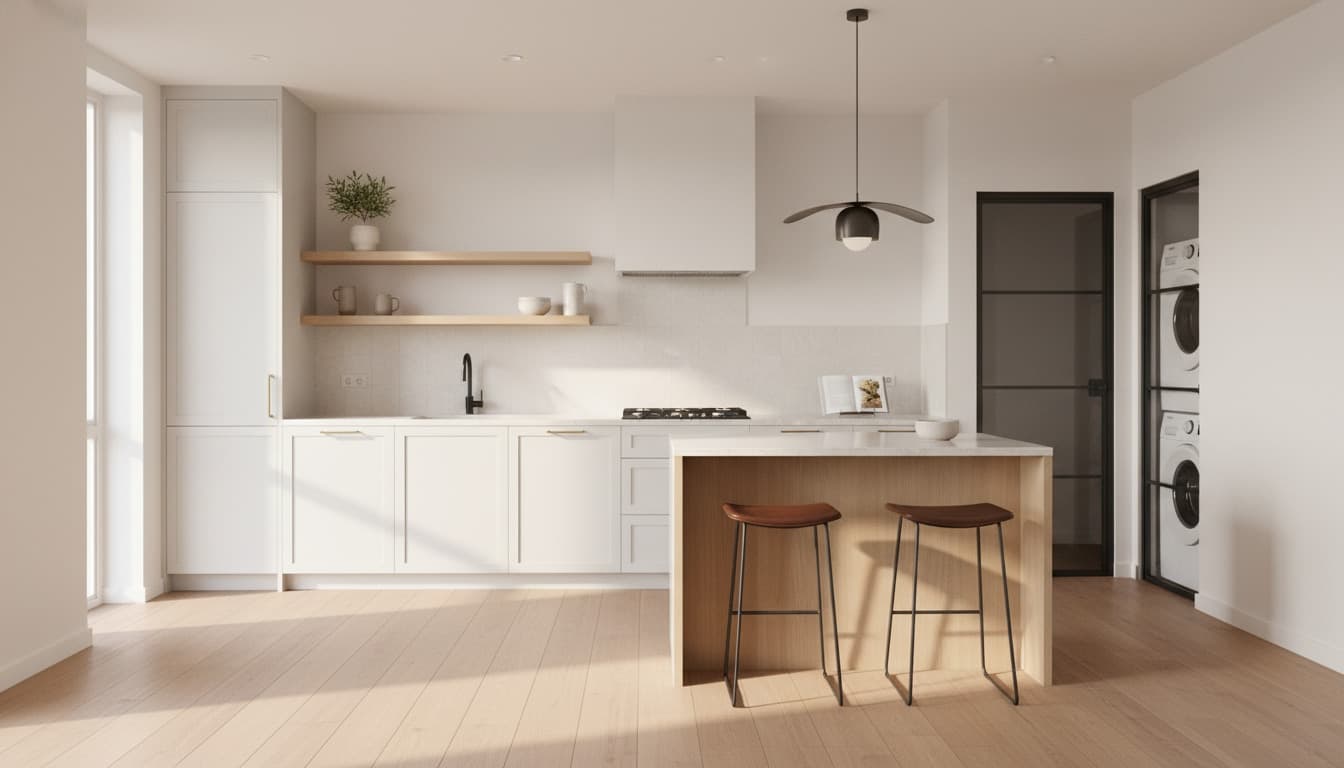 A kitchen full of priceable cabinets, fixtures, and finishes